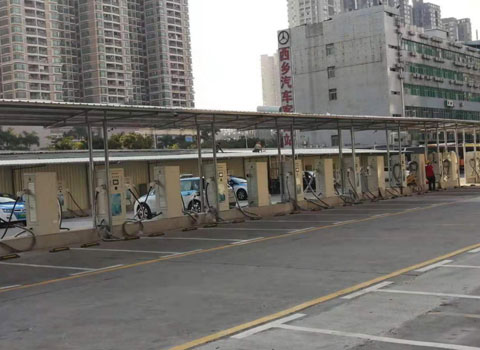 西鄉(xiāng)客運(yùn)站充電站120KW雙槍直流充電樁 西鄉(xiāng)客運(yùn)站充電站120KW雙槍直流充電樁